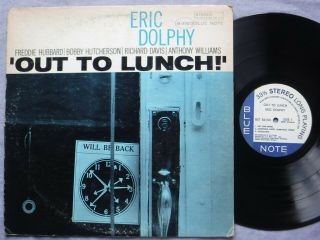 Eric Dolphy Out To Lunch Lp Blue Note Bst 84163 Stereo 1968 Press For Export G,