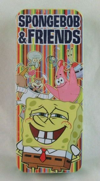 Spongebob And Friends Burger King Watch In Collectible Tin