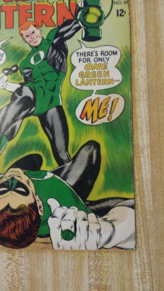 Green Lantern 59 1ST APP.  GUY GARDNER DC Comics 1968 4