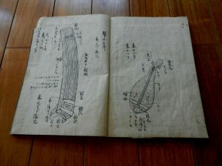 Orig Japanese Hand - Painted Manuscript Album Set (8 vols) Samurai Armor 1793 6