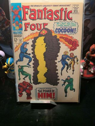 Fantastic Four 67 Reprint 1st APP of Warlock Key NM 2nd Printing Cocoon 5
