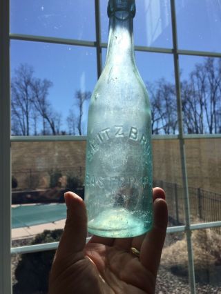 Vintage Seitz Bros Blob Top Bottle - Easton,  Pa.