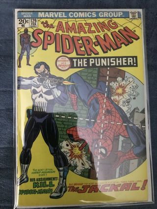 The Spider - Man 129 1st Appearance Punisher Key Comic Very 2