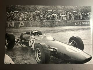 1963 Jim Clark Lotus 33 - Climax V - 8 Race Car Spa Print Picture Poster Rare L@@k