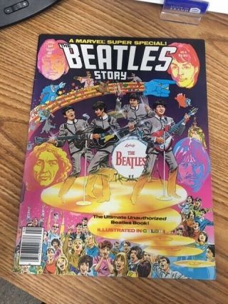 1978 The Beatles Story As Presented By Stan Lee And Marvel Comics