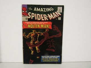 Marvel Comic 9/1965 Vol.  1 No.  28 - The Molten Man The Spider - Man