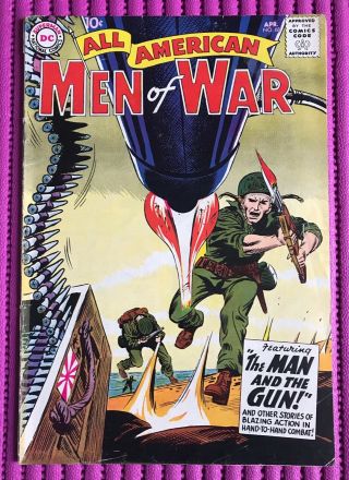 All American Men Of War 68 2nd Gunner & Sarge,  Dc 1959