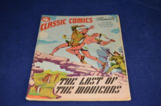 Classic Comics Presents 4 " The Last Of The Mohicans " (fn, )