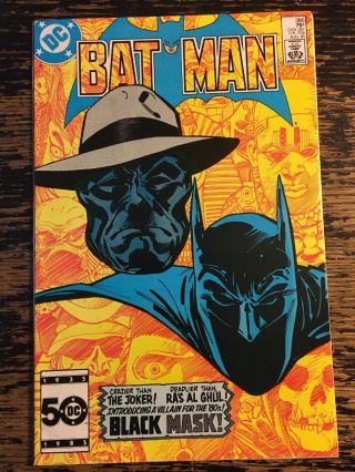 Batman 386 1st App Of The Black Mask (dc,  1985) Combine