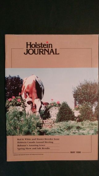 Holstein Journal1998 Red & White Issue,  Hanover Hill Disp. ,  Master Breeders
