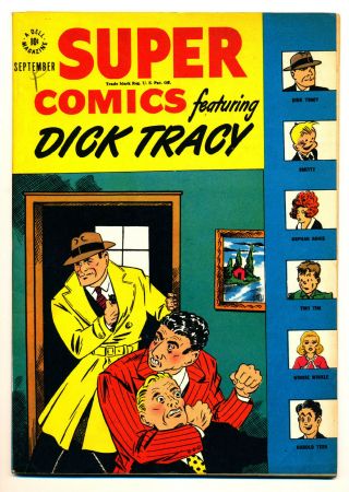 Comics Featuring Dick Tracy 100 (dell) Vf8.  7