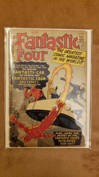 The Fantastic Four 3 Cgc 1.  5 (march 1962),  1st App Of Miracle Man