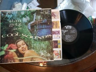 Stan Getz And The Cool Sounds Verve Mg V - 8200 Vinyl Lp Record Clef - Dg