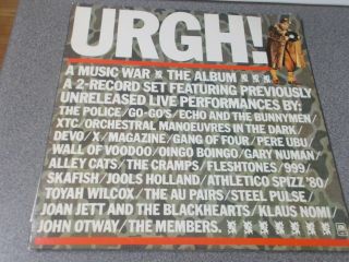 Urgh A Music War Promo 2lp Set W/rare Press Kit On A&m
