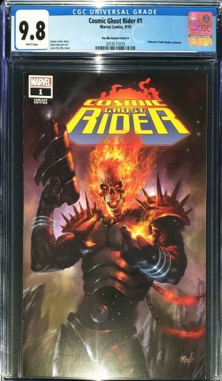 Cosmic Ghost Rider 1 Parrillo Variant Cover A Cgc 9.  8
