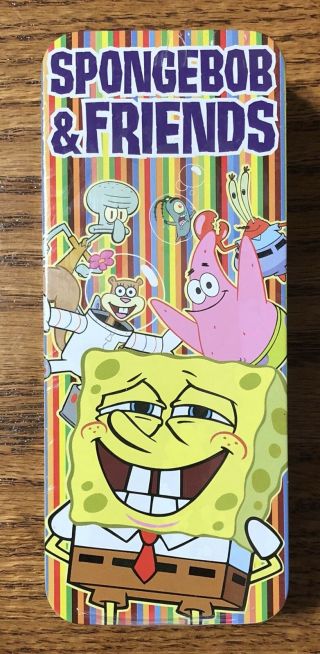 Spongebob & Friends Watch In Tin 2004 Burger King Viacom Promotion