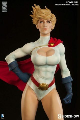 Sideshow Collectibles Power Girl Premium Format Statue Exclusive 341/1250