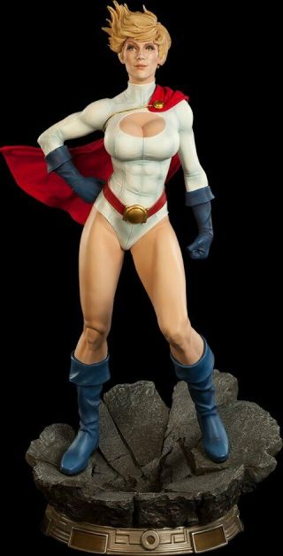 Sideshow Collectibles POWER GIRL Premium Format Statue EXCLUSIVE 341/1250 2