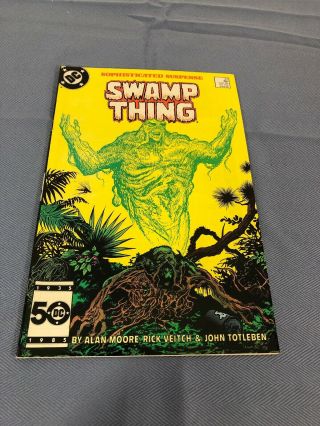 Swamp Thing Issue 37 Book 1st Full John Constantine Alan Moore