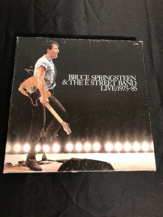 BRUCE SPRINGSTEEN LIVE 75 - 85 BOX SET - 5 Vinyl Record w/covers,  33 page booklet 2