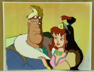 Captain N: The Game Master Hand Painted Animation Production Cel W/ (24 - 57)