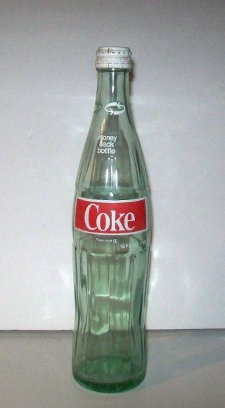 Vintage Coca Cola 16 Oz Bottle W/cap - Red/white - Savannah,  Ga