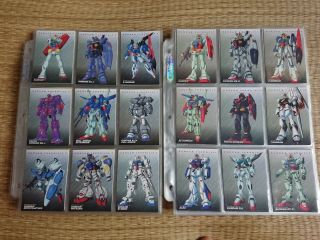 Carddass Masters Gundam Chronicle Part 1 & Part 2 Trading Cards 1st Edition