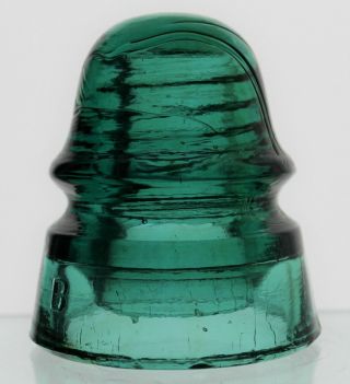 Green Aqua Cd 160 B No 32 Baby Signal Glass Insulator