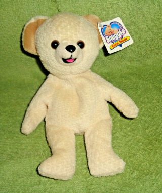1999 Lever Brothers Snuggle Fabric Softener Beanie Bear With Tag - 7 1/2 " Tall