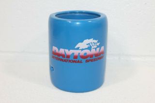Daytona Speedway Blue Kool Kan Beer Soda Can Koozie Nascar Vintage Coolie Coozie