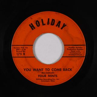 Northern Soul 45 - Four Mints - You Want To Come Back - Holiday - Mp3