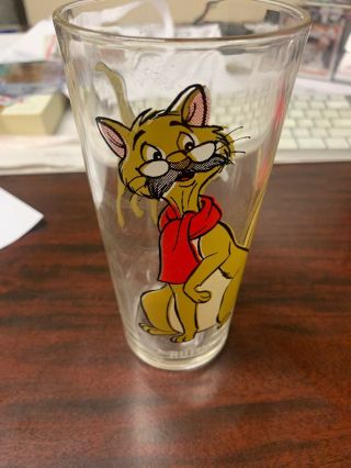 Pepsi Collector Series Glass The Rescuers Rufus 1977 Disney