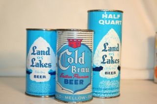Cold Brau Beer 12 Oz Flat Top Beer Can - Schoenhofen Edelweiss Co. ,  Chicago,  Ill