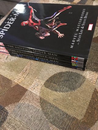 Marvel Masterworks Spider - Man Volumes 1 - 4 Tpb Oop