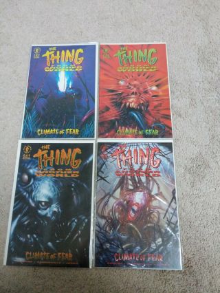 The Thing From Another World Climate Of Fear Comics 1 - 4 Complete Series
