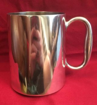Vintage Silver Plated 1 Pint Tankard By William Suckling (regis Plate) C.  1930’s