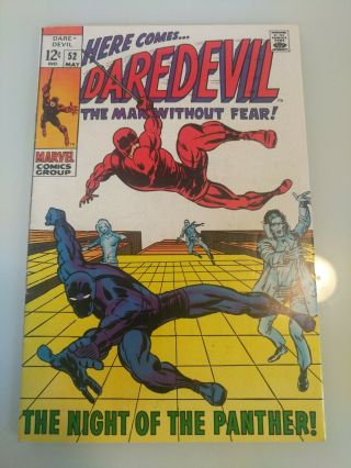Daredevil 52 (1969,  Marvel) Silver Age Comic Book Barry Smith Black Panther