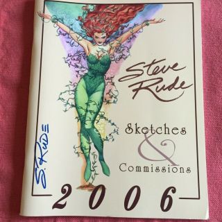 Steve Rude Sketches & Commissions 2006 First Printing With Signature