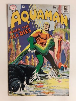 Aquaman 37 (fn - 5.  5) 1968 Nick Cardy Cover & Art; Oceanmaster Appearance