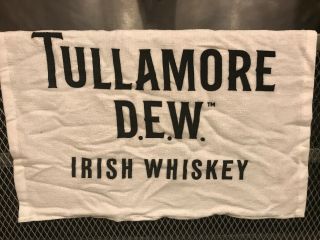 Tullamore Dew Irish Whiskey 100 Cotton Golf Bar Towel Usa Printed