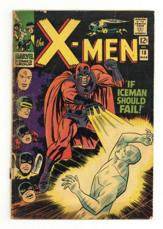 Uncanny X - Men (1st Series) 18 1966 Gd - 1.  8