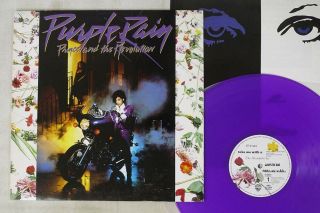 Prince & The Revolution Purple Rain Warner P - 13021 Japan Clear Purple Lp