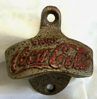Vintage Retro Style Drink Coca - Cola Coke Cast Iron Wall Mount Bottle Opener
