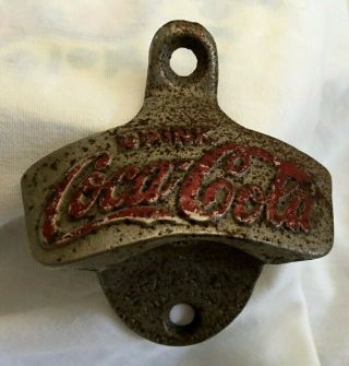 Vintage Retro Style Drink COCA - COLA Coke Cast Iron Wall Mount Bottle Opener 3