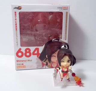 Authentic Good Smile Mai Shiranui King Of Fighters Nendoroid Figure Cib 684