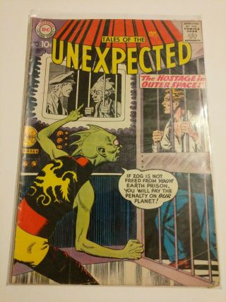Tales Of The Unexpected 21 Pre - Silver Age Marvel Jack Kirby Art 10 Cent Cover