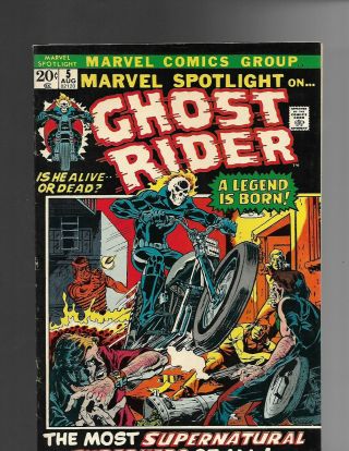 Marvel Spotlight 5 First Appearance Of Ghost Rider