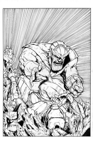 11x17 Spiderman Venom Homage Cover Pin Up Comic Art Inks Jim Kyle Ooak