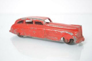 Vintage Die Cast Tootsietoy Red Sedan Toy Car