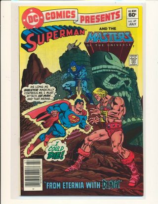 Dc Comics Presents 47 - 1st He - Man & Skeletor Vg,  Cond.